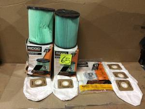 lot 65 image: Lot of assorted Ridgid accessories customer returns see pictures