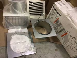 WhisperWall 70 CFM Wall Exhaust Bath Fan, ENERGY STAR by Panasonic in good conditions