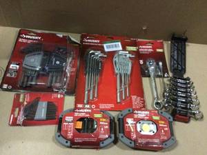 MIX LOT OF HUSKY TOOLS MISSING PCS costumer returns various conditions