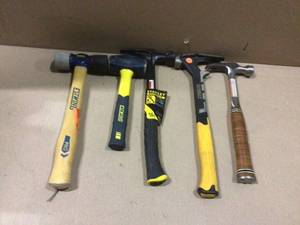 MIX LOT OF ESTWING & STANLEY HAMMERS customer returns