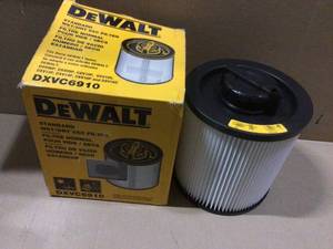 6 Gal. to 16 Gal. Cartridge Filter for Regular for WetDry Vacuum by DEWALT open box