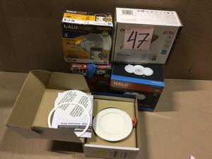 MIX LOT OF Contractor Select Wafer Series 4in. 3000K4000K5000K Switchable White Integrated 810 Lumen LED Canless Recessed Fixture by Lithonia Lighting