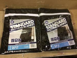 54 in. L x 72 in. W Standard Moving Blanket not used