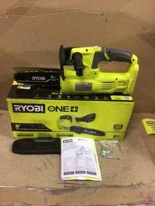 ONE 18V 8 in. Cordless Battery Pruning Chainsaw (Tool Only) by RYOBI in good conditions