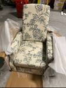 Jayden Creation 27in. Width Big and Tall Indigo Fabric Ergonomic Recliner (see all pictures)