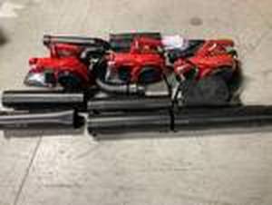 Lot of 3 Homelite 2 cycle gas blowers (see all pictures)