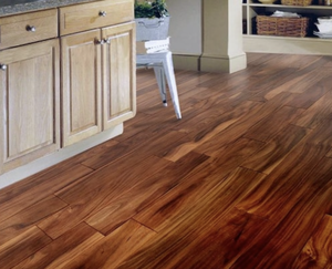 2 Cases allen  roth Natural Brown Acacia 5-in Wide x 38-in Thick Handscraped Engineered Hardwood Flooring (64-Sq ft)
