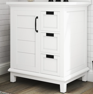 New Allen  Roth 30 inch Bathroom Vanity with Undermount Sink - Broken Top