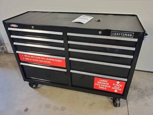 New Craftsman 10 Drawer 52 inch Rolling Tool Box
