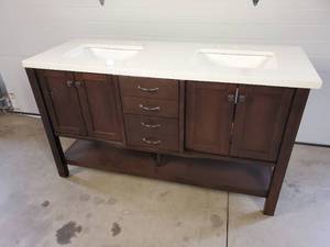 Allen  Roth 60 inch Double Vanity - Shipping Damage