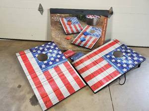 New Corn Hole  Bean Bag Board Set