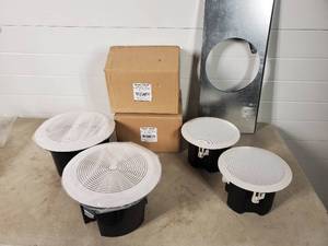 4 New Audio Enhancement Ceiling Mount Speakers