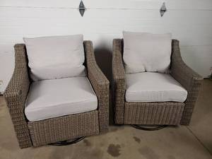 2 Allen  Roth Rocking Patio Chairs - Display Model Damage