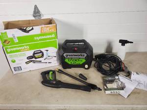 New Greenworks 1700 PSI Electric Pressure Washer - Missing Hose