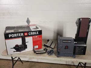 New Porter Cable 4 x 8 inch Belt  Disc Sander - Needs Repair