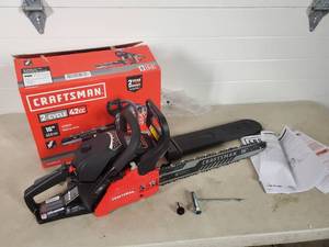 New Open Box Craftsman 16 inch gas Chainsaw