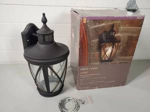 New Castine Motion Activated Wall Lantern Light Fixture