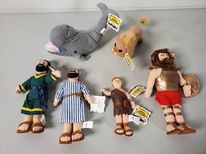 Set of 6 New Bean Bag Bible Friends Dolls