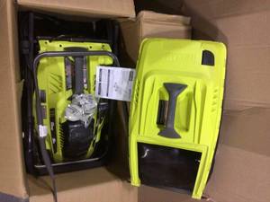 16 in. 13 Amp Corded Electric Walk Behind Push Mower by RYOBI customer return see all pictures&nbsp