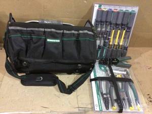 22-Piece Electricians Tool Set by Commercial Electric good condition review all pictures&nbsp&nbsp