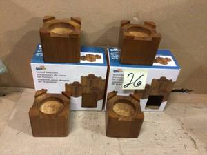 Maple Square Wood Bed Risers (Set of 4) review all pictures&nbsp