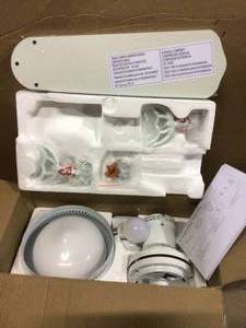 Littleton 42 in. LED Indoor White Ceiling Fan with Light Kit review all pictures&nbsp
