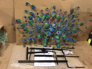 24 in. Rotating Wind Spinner Jeweled Peacock by Regal review all pictures&nbsp