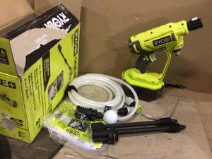 ONE 18V EZClean 320 PSI 0.8 GPM Cordless Cold Water Power Cleaner (Tool Only) by RYOBI customer return review all pictures&nbsp&nbsp