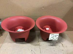 Modica 12 in. Burnt Red Plastic Deck Rail Planter review all pictures&nbsp