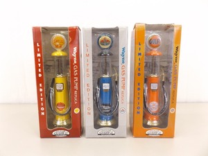 3 Wayne Die Cast Replica Gas Pumps In Original Boxes