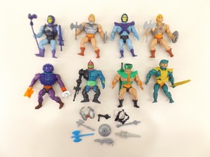 1980s Original He-Man MOTU Action Figures, Weapons, etc.