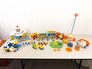 Large Lot of Vintage Fisher Price Toys