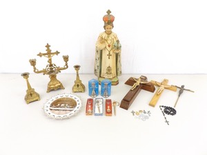 Large Lot of Vintage Catholic Religious Items
