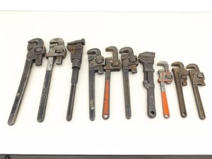 Lot of Antique and Vintage Pipe Wrenches