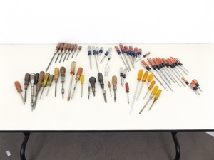 Large Lot of Various Screwdrivers