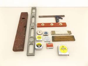 Lot of Various Measuring Tools