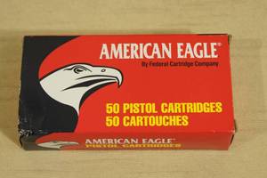 50 Federal American Eagle .45 GAP 185 Gr TMJ Ammo