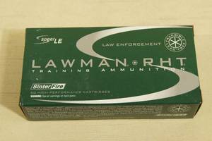 50 Speer LE Lawman RHT .40 S&W 125 Gr Frangible CF Ammo