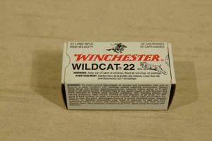 50 Winchester Wildcat 22 .22 LR High Velocity Ammo