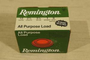 20 Remington 12 Gauge 2-34 8 Shot Shotshells