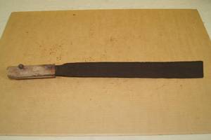 Antique Machete with Primitive Wood Handle