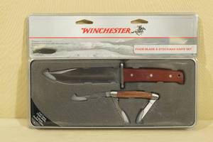 Winchester Fixed Blade and Stockman Knife Set