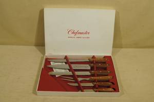 Chefmaster Wood Handle Cutlery Set