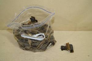 43 Brass Tone Double Demountable Cabinet Hinges