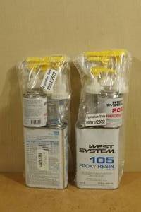 West System 105 Epoxy Resin and 205 Hardener