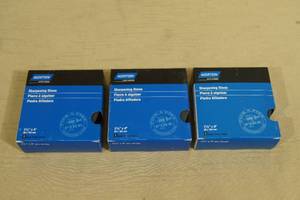 3 Norton 1-12 x 4 Sharpening Stones