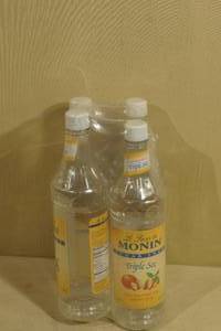 4 Bottles of Le Sirop de Monin Triple Sec