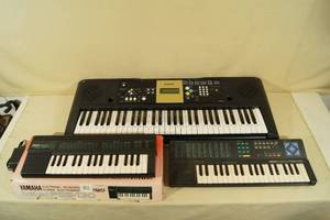 3 Yamaha Electric Keyboards