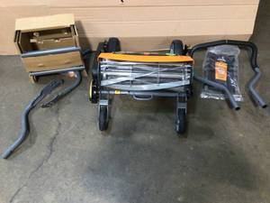 18 in. Cut Manual Push Non-Electric Walk Behind Reel Mower by Fiskars (GOOD CONDITION) review pictures
