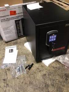 2605 Premium 8 Hour Waterproof 2 Hour UL Fire Security Safe, .9 Cu. Ft. by Honeywell (review all pictures) open box